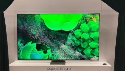 Samsung RGB MicroLED LCD TV CES 2025 photo