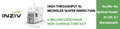 InZiv - high throughput EL for microLED wafer inspection