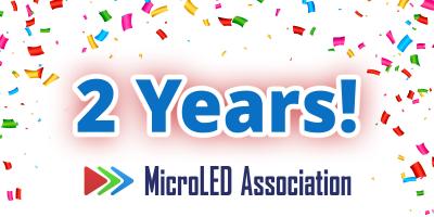 The MicroLED Industry Association - 2 years old poster