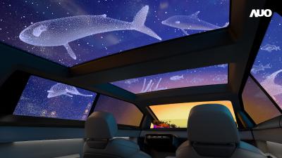 AUO microLED powered Virtual Sky Canopy and XR interactive Windows - CES 2025